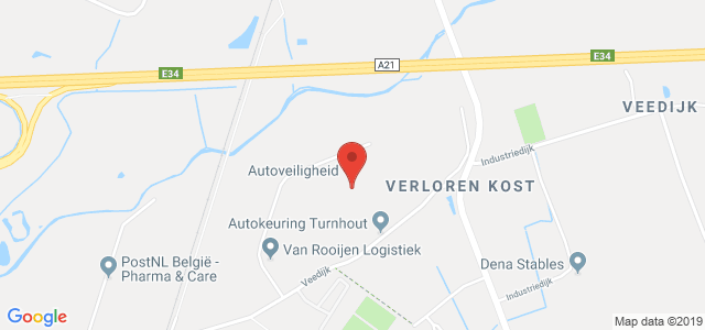 Routebeschrijving naar keuringsstation Turnhout