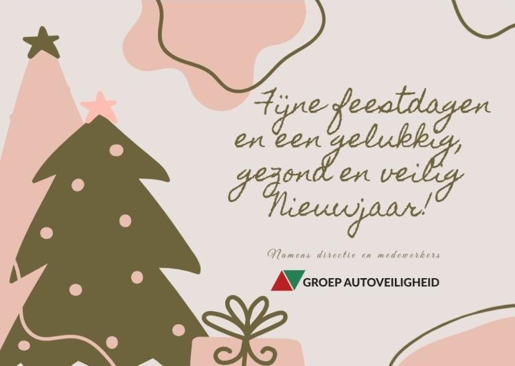 Kerstkaart Autoveiligheid